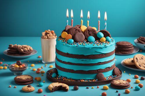 蛋糕生日图片明星,甜蜜演绎星光熠熠